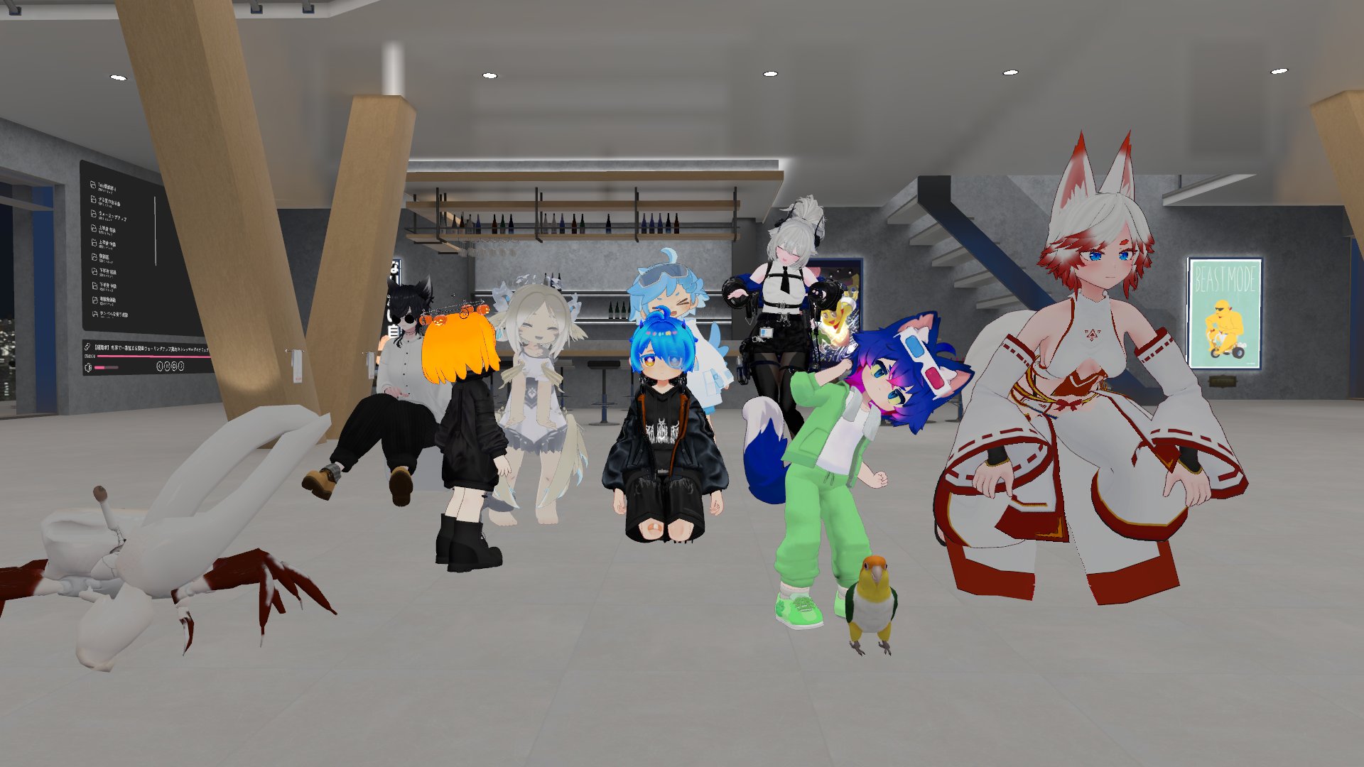 里の民筋トレ部室に集まったメンバーたち